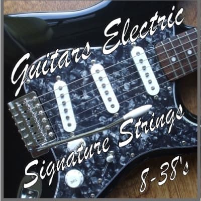 3 sets Electric Guitar Strings 08-38's ULTRA LIGHT Gauge Nickel wound .008- .038 for sale