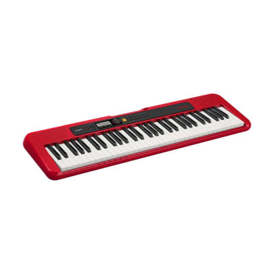 Casio CT-S200 61-Key Digital Piano Style Portable Keyboard with 48 Note Polyphony and 400 Tones, Red image 8