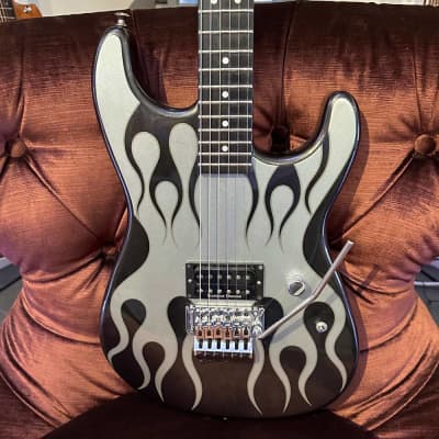 Charvel Wild Card #8 Hot Rod Electric Guitar - Silver Sparkle w/ Case (Pre-Owned) for sale
