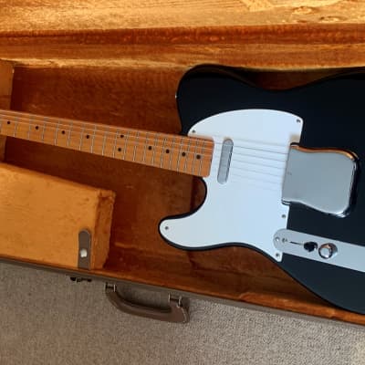 Fender  Vintage Replica '52 Reissue in Black Nocaster (Telecaster) made in 1998 Left Handed for sale