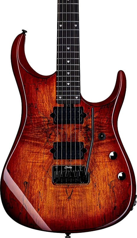 Sterling JP150D DiMarzio Electric Guitar, Blood Orange Burst w/ Gig Bag image 1