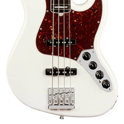 Fender American Ultra Jazz Bass, Rosewood Fingerboard, Arctic Pearl image 1