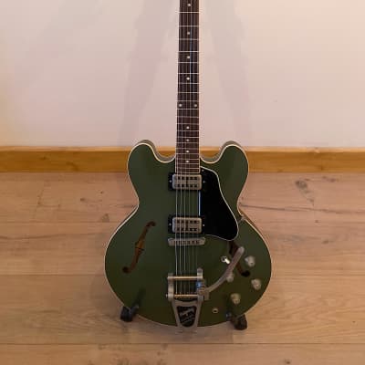 Gibson Chris Cornell ES-335 Tribute-olive drab green 2018 Olive drab green image 3
