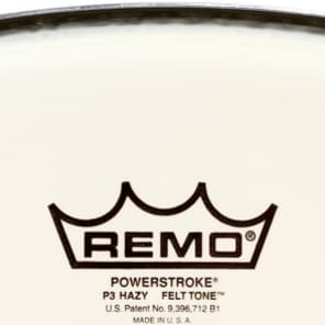 Remo Powerstroke P3 Felt Tone Hazy Bass Drumhead - 26 inch image 3