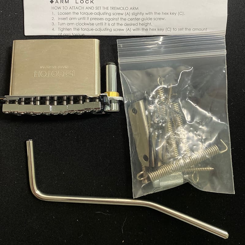 Gotoh NS510TS-FE1 Chrome Tremolo w/ Fender Narrow Spacing