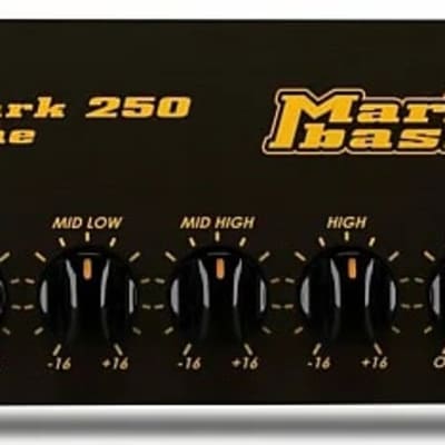 Markbass MBH110040 Blackline Little Mark 250-Watt Bass Head Black/Yellow image 2