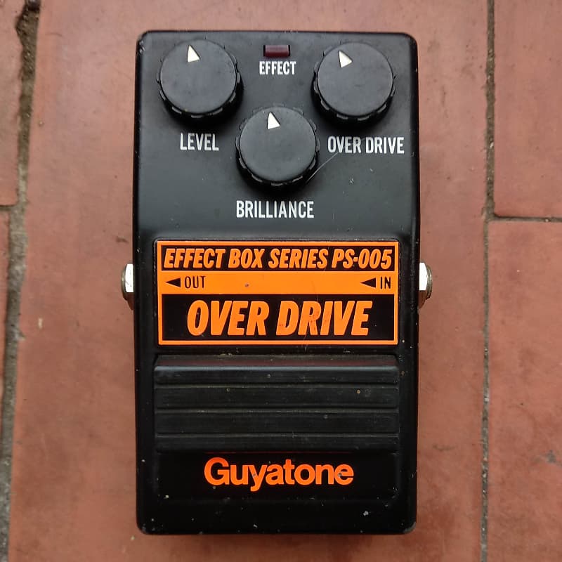 Guyatone Overdrive PS005 PS 005 1985 Black/Orange | Reverb Cyprus