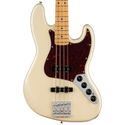 Fender Player Plus Jazz Bass (Olympic White, Maple Fretboard) image 1