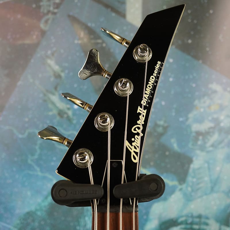 ね*こ様 Aria ProⅡ Diamond Series White ソフトケ Aria Pro II Diamond Series Bass 1986 Vintage Matsumoko Japan