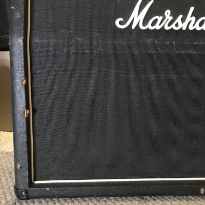 Marshall 1961A Lead Vintage 150W 2x12" 8 Ohm Angled Guitar Cabinet Made in UK c. 1980s image 2