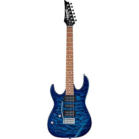 Ibanez Gio GRX70QAL Left-handed Electric Guitar - Transparent | Reverb