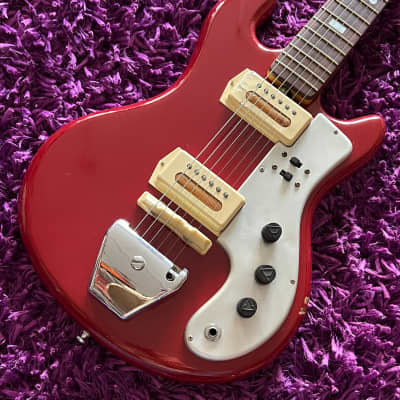 Late 1960s Guyatone LG-85T Red Vintage Japanese Electric Guitar image 3