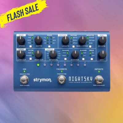 Strymon NightSky Time-Warped Reverberator | Reverb