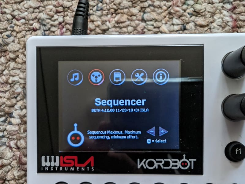 Isla Instruments KordBot midi controller chord generator