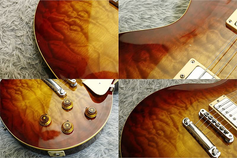 Rare 1992 made TOKAI LS-70Q Love Rock model Quilted Maple