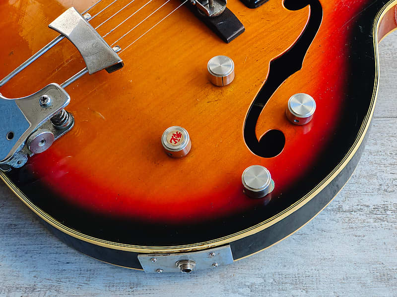1960's Greco Japan EG-135 Hollowbody Electric Guitar (Sunburst