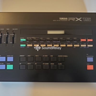 Yamaha RX15 Digital Rhythm Programmer 1980s - Black
