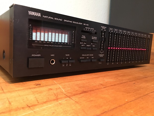 Yamaha Natural Sound Graphic GE60 RARE Hard-to-Find Equalizer Spectrum  Analyzer Subsonic Filter Nice