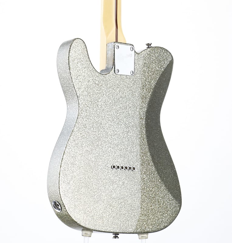 Squier HARUNA Telecaster Skullsilver Dark Silver Sparkle (02