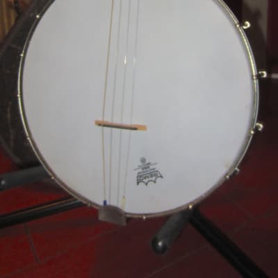 1964 Kay Tenor Four String Banjo White image 3