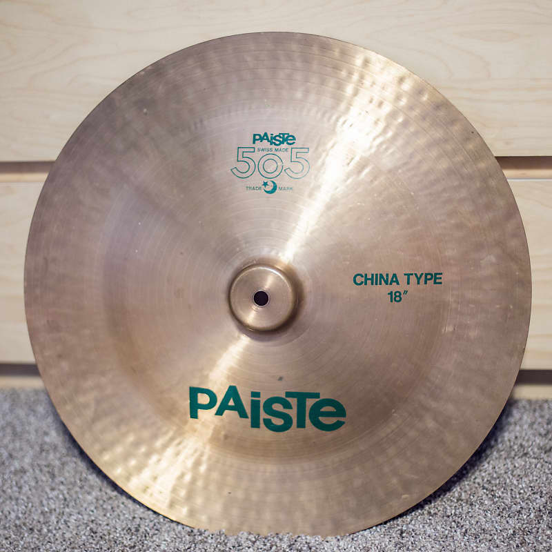 Paiste 18" 505 "Green Label" China Type Cymbal image 1
