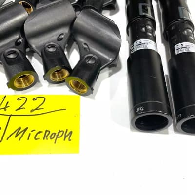 Shure UR4D Dual G1 Wireless Receiver W/ (2)UR2 Handheld Transmitters #2422 (One) image 5
