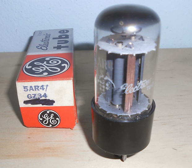 GZ34 / 5AR4 Nos GE Vintage Copper plate rectifier tube | Reverb