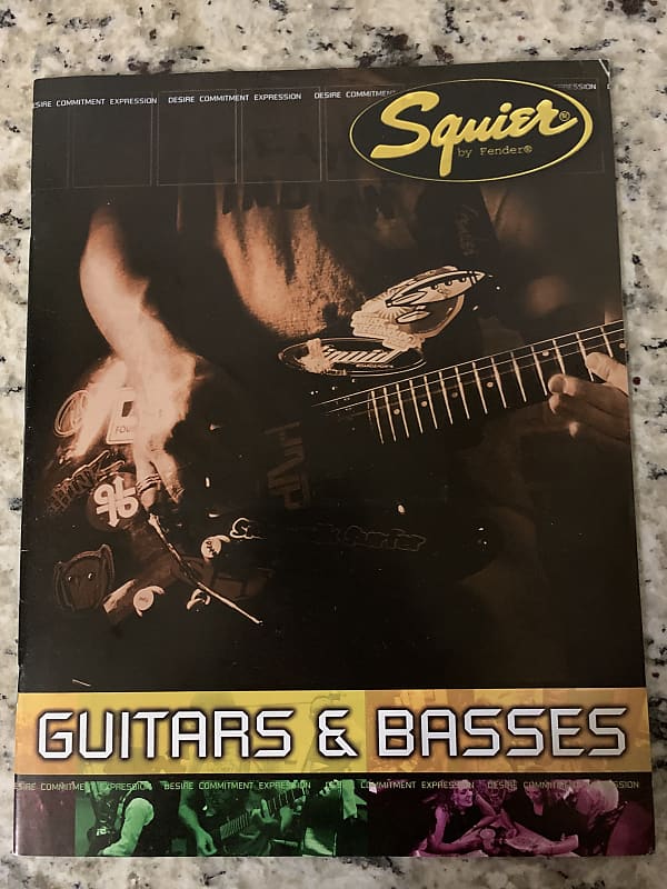 Squier Catalog 2000's Showmaster Jagmaster 7 String Tele Strat Bronco Bass Acoustic PA image 1