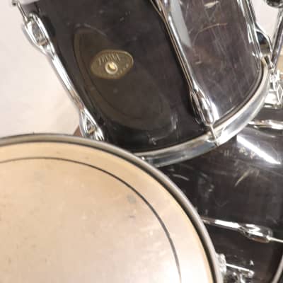 Tama RockStar 4pc Drum Kit Set 22/16/13/12" Grey Lacquer image 20