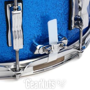 Ludwig Classic Maple Snare Drum - 6.5 x 14-inch - Blue Sparkle image 6
