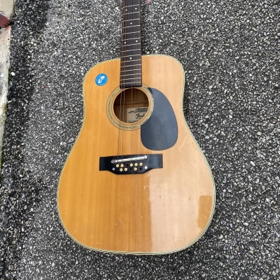 Fender F-55-12 1972 - 1978 - Natural string Acoustic Guitar image 1