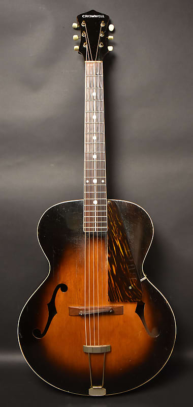 c. 1935 Cromwell By Gibson G-4 Archtop Acoustic Sunburst image 1