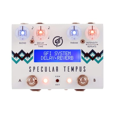 GFI System Specular Tempus Stereo Delay and Reverb Pedal w/ 32 Presets image 1