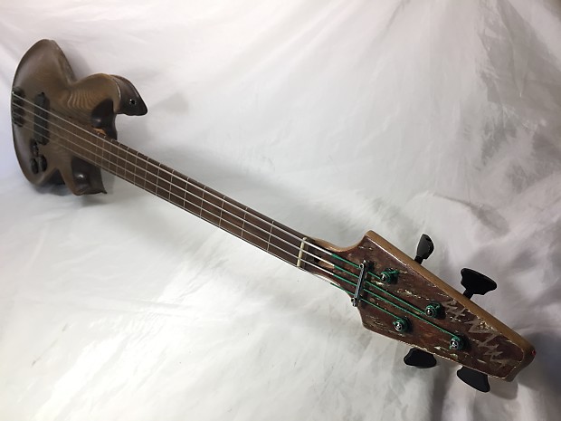 Galaxy Mara Tracy Fretless Handmade Highly Carved Custom Jazz Profile Bass 2014 Prototype image 1