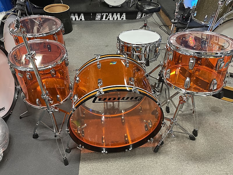 Ludwig amber clearance vistalite