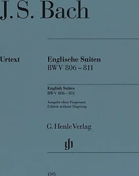 English Suites BWV 806-811 - Without Fingering | Reverb