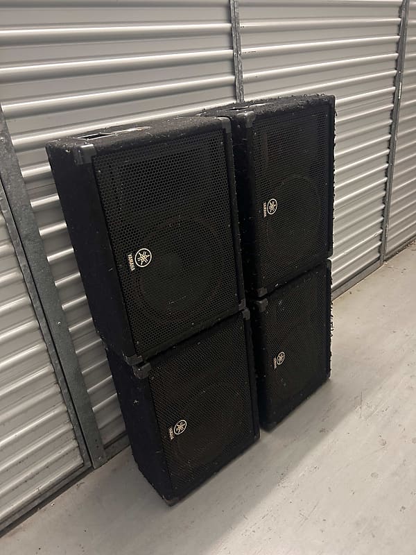 Four (4) Yamaha BR12M 12" 2way Monitor Speakers Reverb