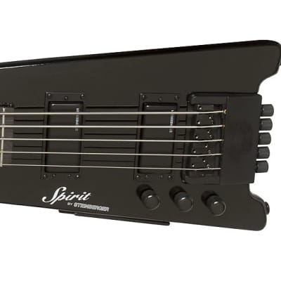 Steinberger Steinberger XT-25 5 string bass Standard Outfit (Left Handed) Black image 1