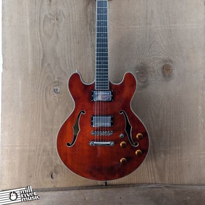 Eastman T185MX Classic Finish 15" Thinline Hollowbody Electric Guitar w/HSC image 3