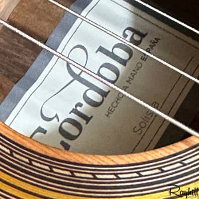 Cordoba Solista CD Spain Acoustic Nylon String Classical Acoustic Guitar w/ Humi Case image 15