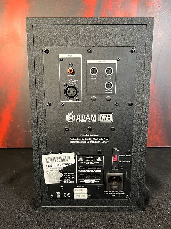 ADAM Audio A7X Active Nearfield Monitor (Single) Black