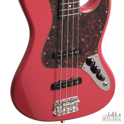 K-Line Junction Bass Fiesta Red w/Matching Headstock image 2