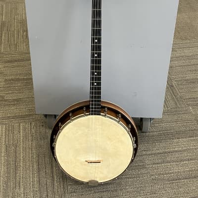 Vega Tenor Banjo vintage project 11" birdseye maple resonator with decal metal rod no markings U FIX IT image 1