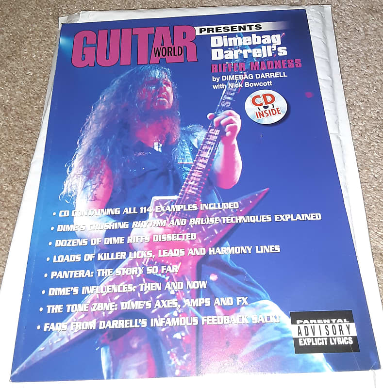 DIMEBAG DARRELL RIFFER MADNESS GUITAR WORLD TAB MUSIC Reverb