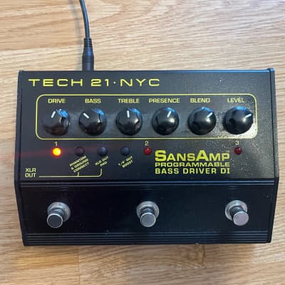 Tech 21 Sansamp Programmable Bass Driver | Reverb