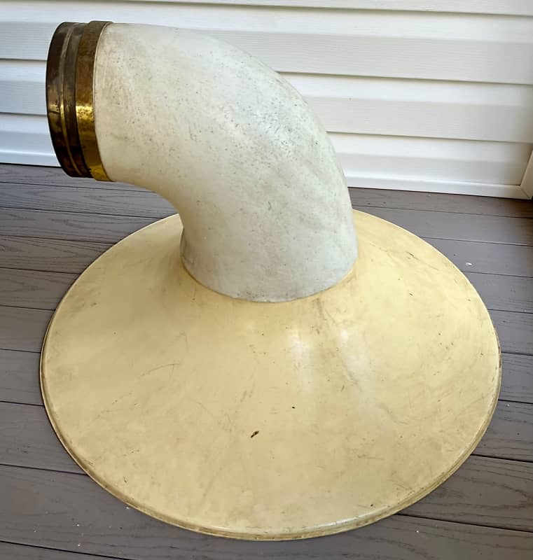 Conn Vintage Conn Fiberglass Sousaphone Bell 24" White Reverb