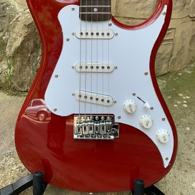 AXL AS-750 Headliner Stratocaster 2000s NOS Red image 4