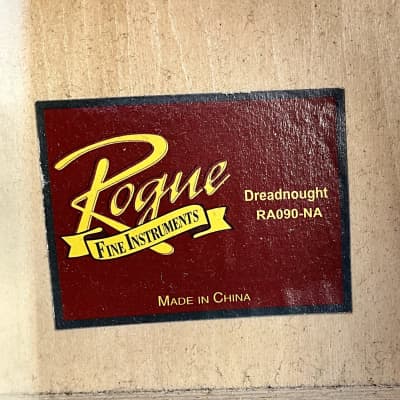 Rogue RA090-NA Dreadnought Acoustic Guitar image 4