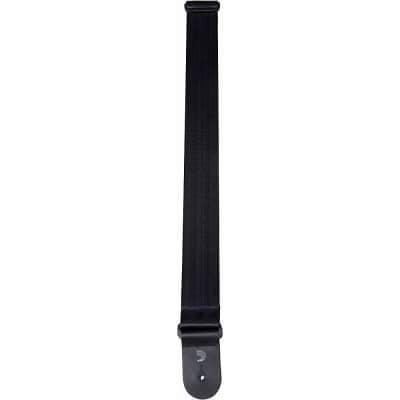 D'Addario Seat Belt Guitar Strap 50 mm Black image 2