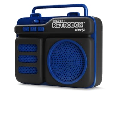 Dolphin RTX-10 Retrobox™ Mini Portable Bluetooth Radio Choose Colors - RED image 17
